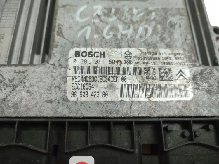 KOMPUTER STEROWNIK SILNIKA CITROEN C3 I LIFT (2005-2009) 1.6 HDI 109KM 9660