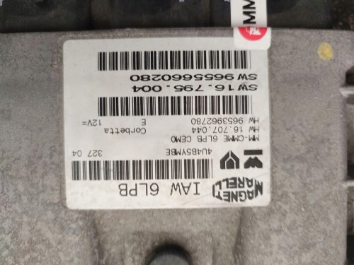 KOMPUTER STEROWNIK SILNIKA CITROEN C5 II (2004-2008) 2.0 16V 140KM 96556602