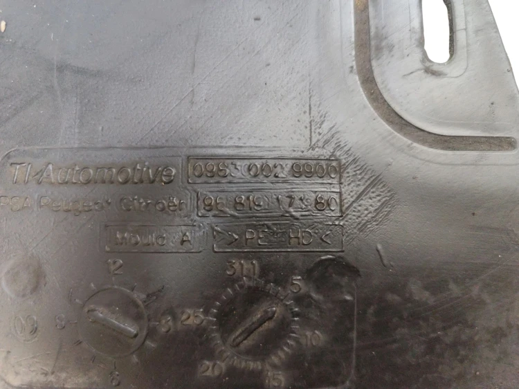 ZBIORNIK PŁYNU FAP CITROEN C5 III (2008-2010) 2.0 HDI 163KM 968191780