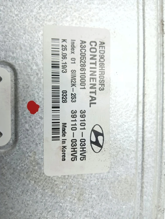 KOMPUTER STEROWNIK SILNIKA HYUNDAI IONIQ LIFT (2019-2022) 1.6 GDI HYBRID 14