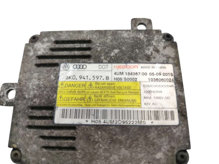 PRZETWORNICA XENON VOLKSWAGEN PASSAT B7 (2010-2014) 2.0 TDI 140KM 8K0941597