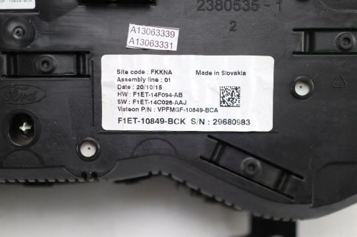 LICZNIK FORD FOCUS MK3 LIFT (2014-2018) 1.5 TDCI 95KM F1ET-14F094-AB