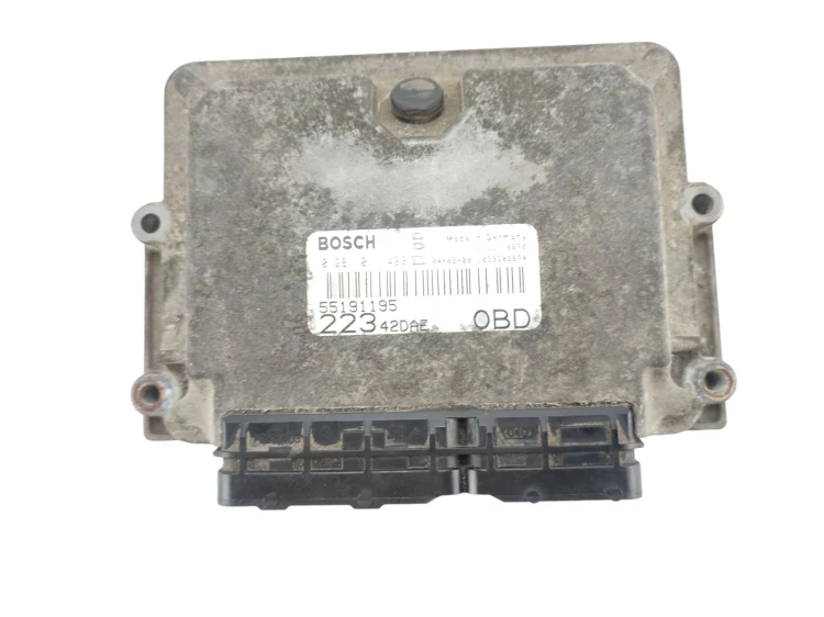 KOMPUTER STEROWNIK SILNIKA FIAT DOBLO I (2001-2004) 1.9 JTD 100KM 55191195