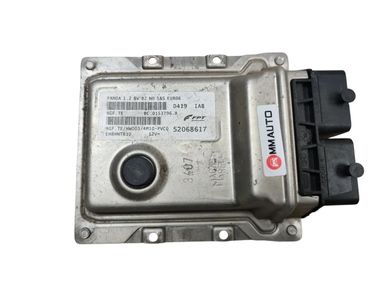 KOMPUTER STEROWNIK SILNIKA FIAT PANDA III (2011-2020) 1.2 8V 69KM 52068617