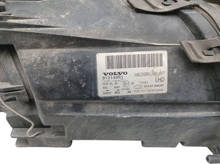 LAMPA LEWY PRZÓD VOLVO V70 III (2007-2011) 2.0 D 136KM 31214351