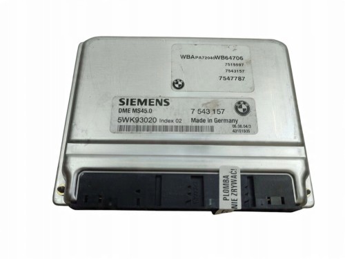 KOMPUTER STEROWNIK SILNIKA BMW X3 E83 (2003-2006) 2.5 192KM 7543157