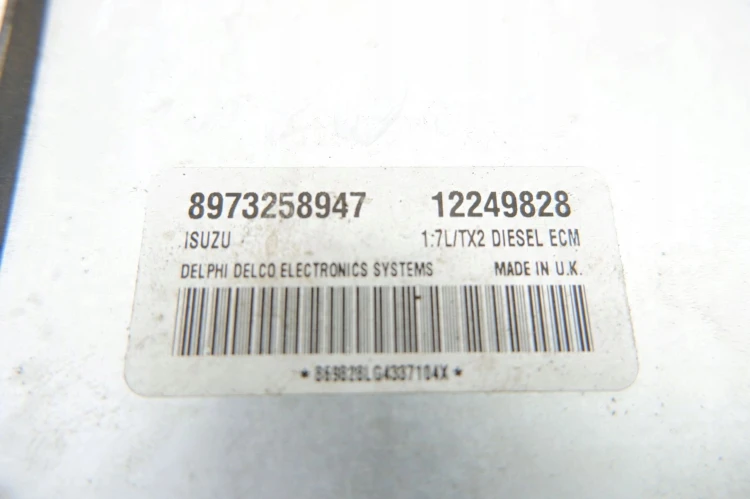 KOMPUTER STEROWNIK SILNIKA OPEL MERIVA A (2002-2010) 1.7 CDTI 12249828