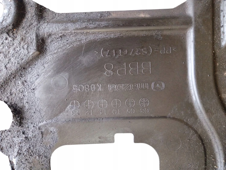 OSŁONA POD SILNIK MAZDA 3 II BL (2008-2011) 2.2 MZR-CD 150KM K6805
