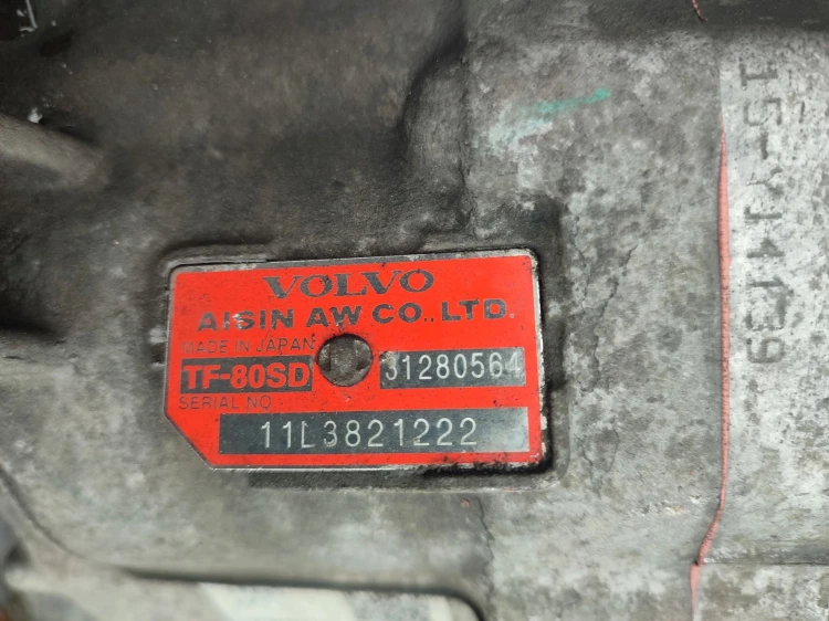 SKRZYNIA BIEGÓW AUTOMAT VOLVO S60 II (2010-2013) 2.0 D4 163KM TF-80SD 31280