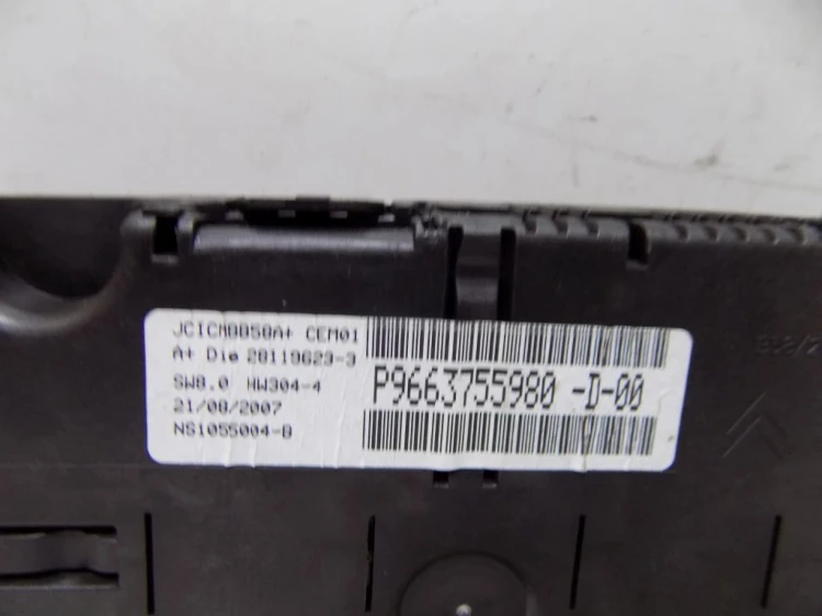 LICZNIK CITROEN C4 PICASSO (2006-2013) 9663755980