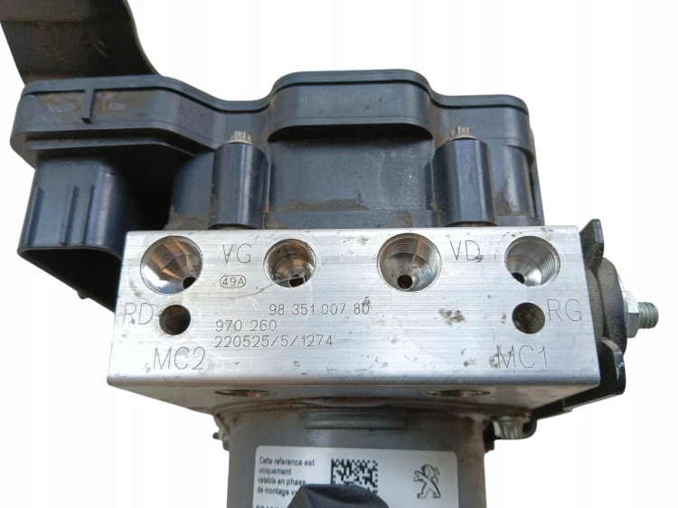 POMPA ABS CITROEN C5 X (2021-) 1.2 THP 131KM 9846765280 9835100780
