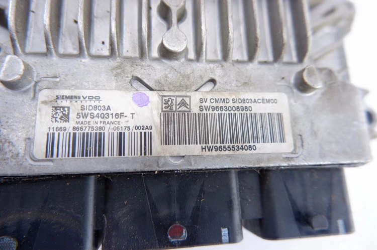 KOMPUTER STEROWNIK SILNIKA PEUGEOT 607 LIFT (2004-2010) 2.0 HDI 136KM 96630