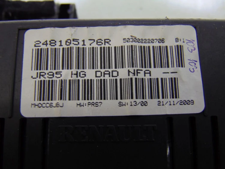 LICZNIK RENAULT SCENIC III (2009-2013) 248105176R