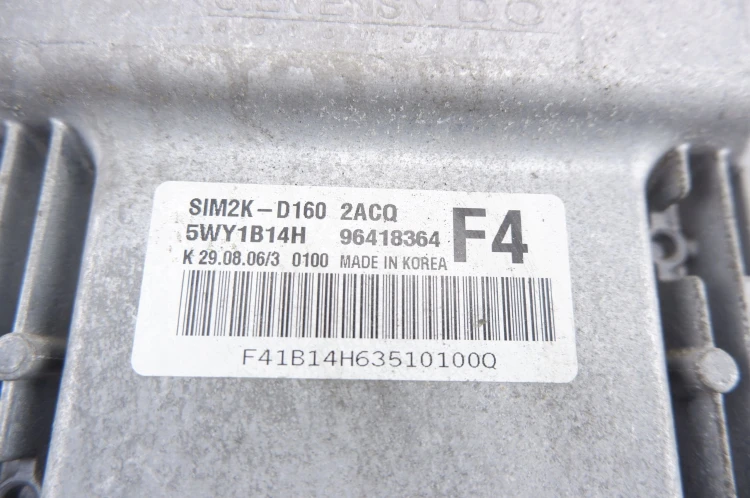 KOMPUTER STEROWNIK SILNIKA CHEVROLET EPICA II (2006-2012) 2.0 24V 96418364