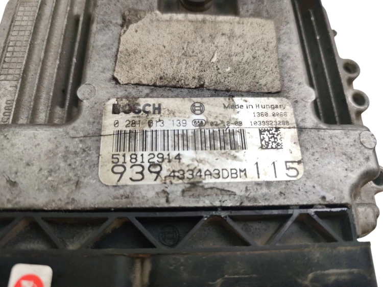KOMPUTER STEROWNIK SILNIKA ALFA ROMEO 159 (2005-2011) 1.9 JTDm 8V 115KM 518