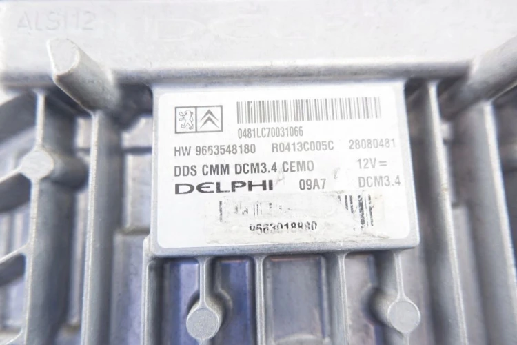 KOMPUTER STEROWNIK SILNIKA PEUGEOT 307 LIFT (2005-2008) 9663018880