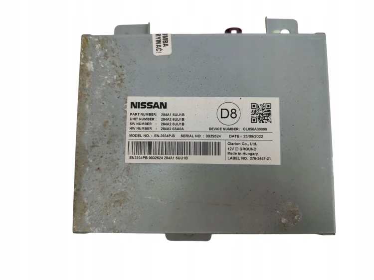 MODUŁ STEROWNIK KAMERY NISSAN QASHQAI J12 III 284A16UU1B 284A26UU1B