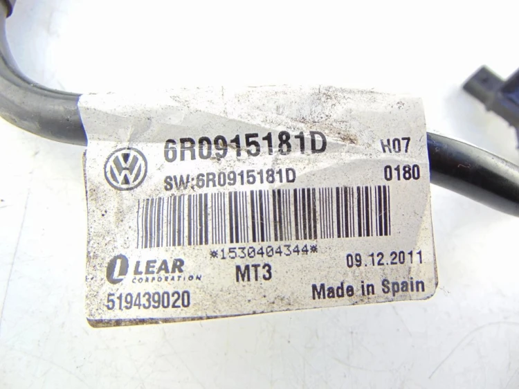 KLEMA AKUMULATORA MINUSOWA SKODA FABIA II LIFT 1.2 TDI 75KM 6R0915181D