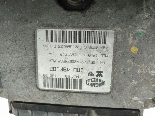 KOMPUTER STEROWNIK SILNIKA FIAT MULTIPLA (1998-2004) 1.6 16V 103KM 46744738