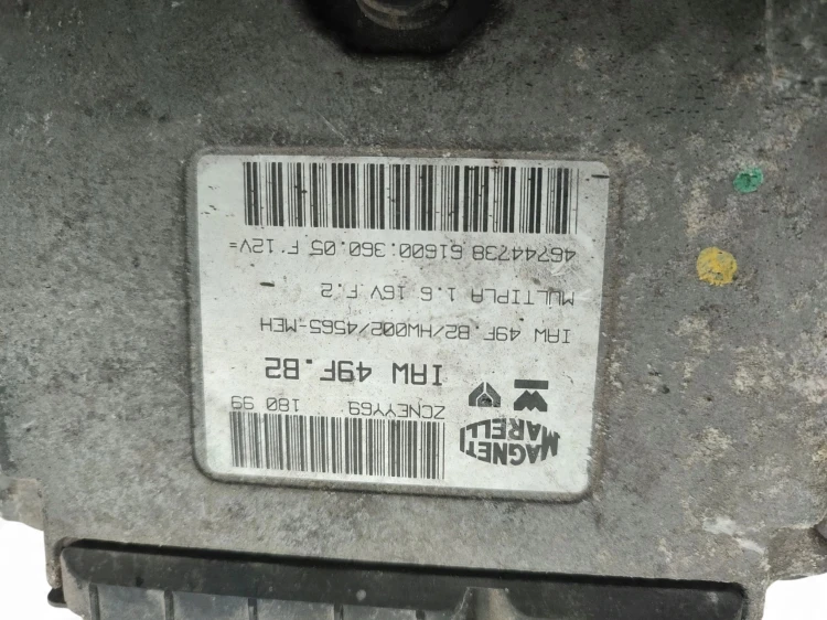 KOMPUTER STEROWNIK SILNIKA FIAT MULTIPLA (1998-2004) 1.6 16V 103KM 46744738