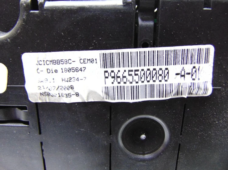 LICZNIK CITROEN C4 PICASSO (2006-2013) 9665500080