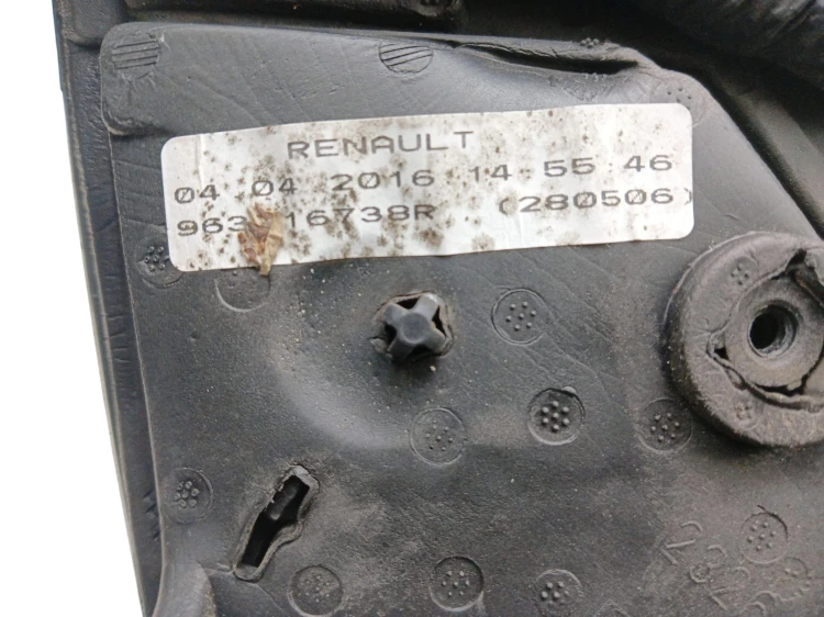 LUSTERKO PRAWE RENAULT FLUENCE LIFT (2013-2016) 1.5 DCI 110KM 963016738R