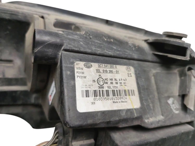 LAMPA LEWY PRZÓD VOLKSWAGEN JETTA VI (2010-2014) 2.0 TDI 140KM 5C7941005A
