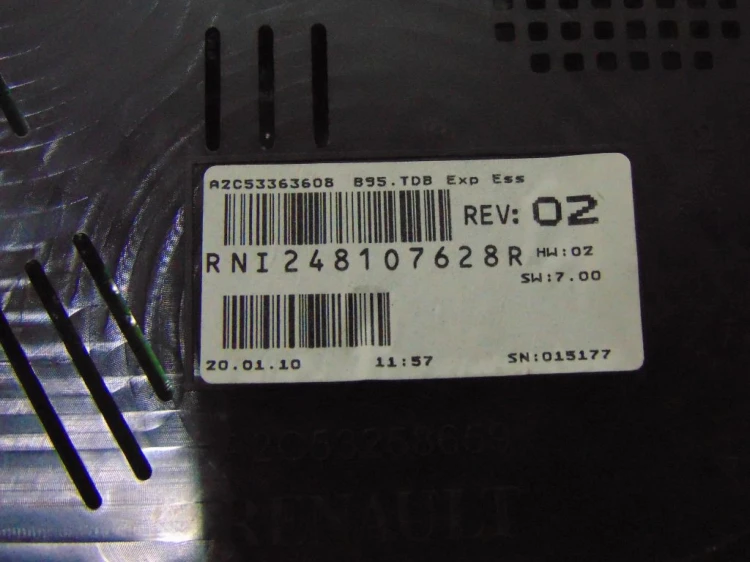 LICZNIK RENAULT MEGANE III (2008-2013) 248107628R