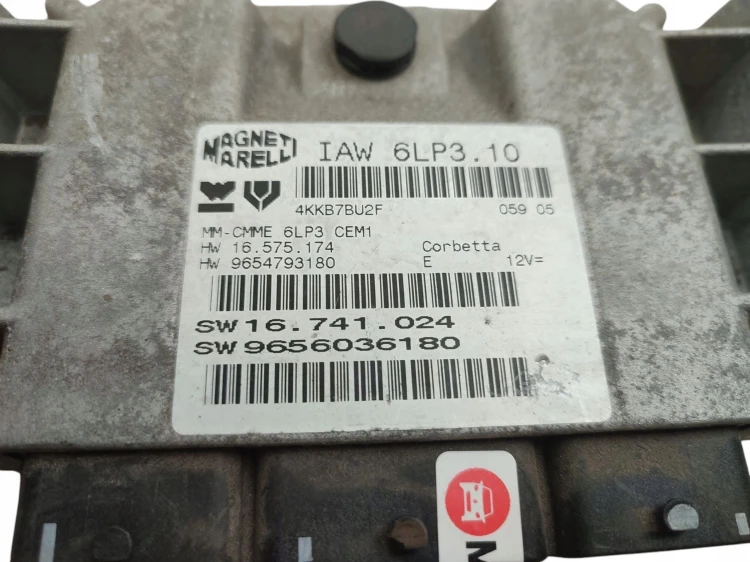 KOMPUTER STEROWNIK SILNIKA PEUGEOT 407 (2004-2008) 2.2 16V 9656036180