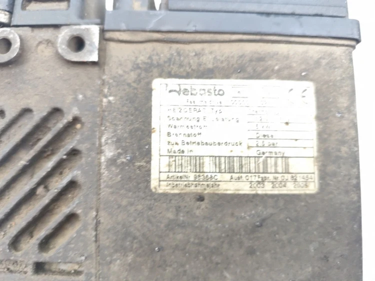 WEBASTO OGRZEWANIE POSTOJOWE CHRYSLER VOYAGER IV (2000-2005) 2.5 CRD 141KM