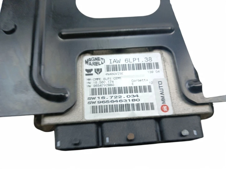 KOMPUTER STEROWNIK SILNIKA PEUGEOT 307 (2001-2005) 2.0 16V 136KM 9654792980