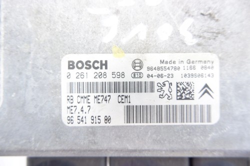 KOMPUTER STEROWNIK SILNIKA CITROEN C5 II (2004-2008) 3.0 V6 9654191580