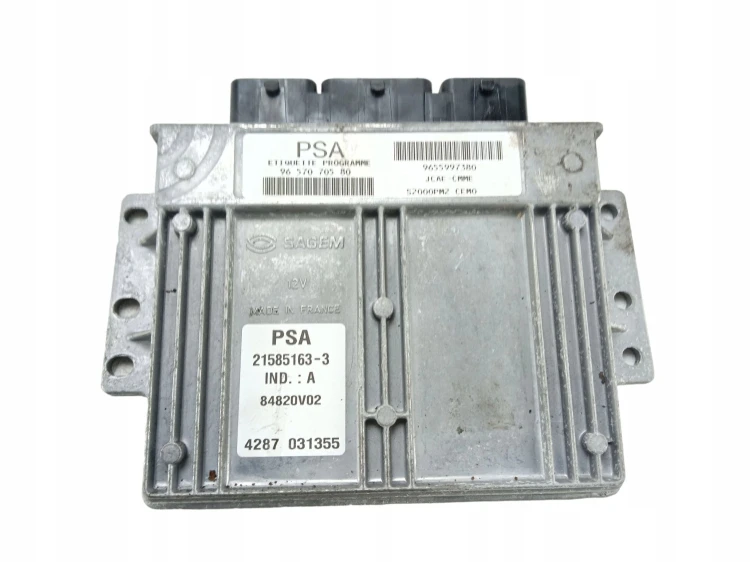 KOMPUTER STEROWNIK SILNIKA CITROEN C5 II (2004-2008) 1.8 16V 116KM 96570705