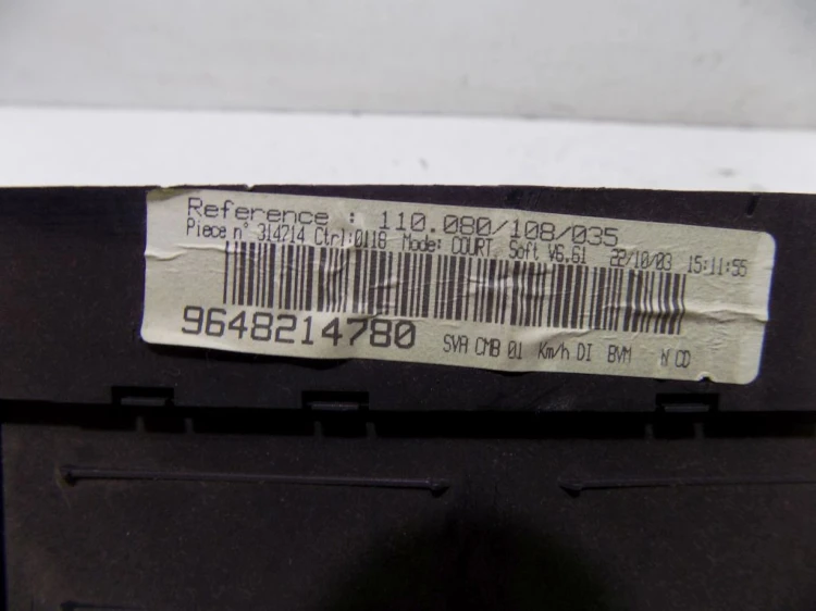 LICZNIK PEUGEOT 406 LIFT (1999-2004) 9648214780