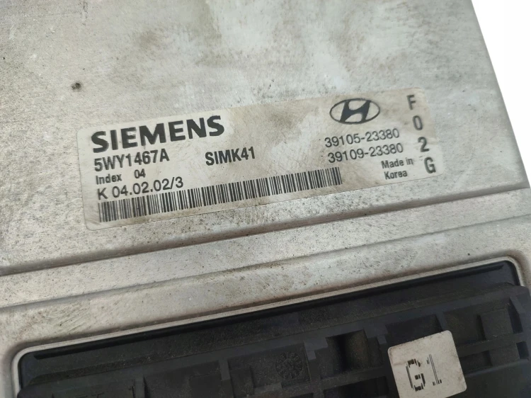 KOMPUTER STEROWNIK SILNIKA HYUNDAI COUPE II GK (2001-2009) 2.0 16V 136KM 39