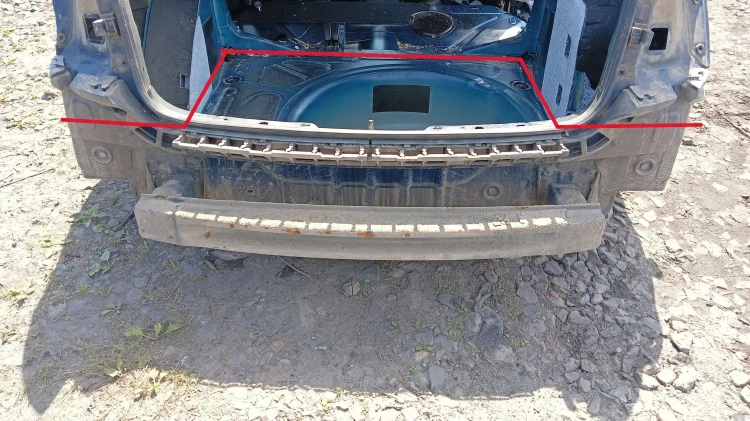 PAS TYLNY WANNA SKODA RAPID (2012-2017) 1.4 TDI 90KM