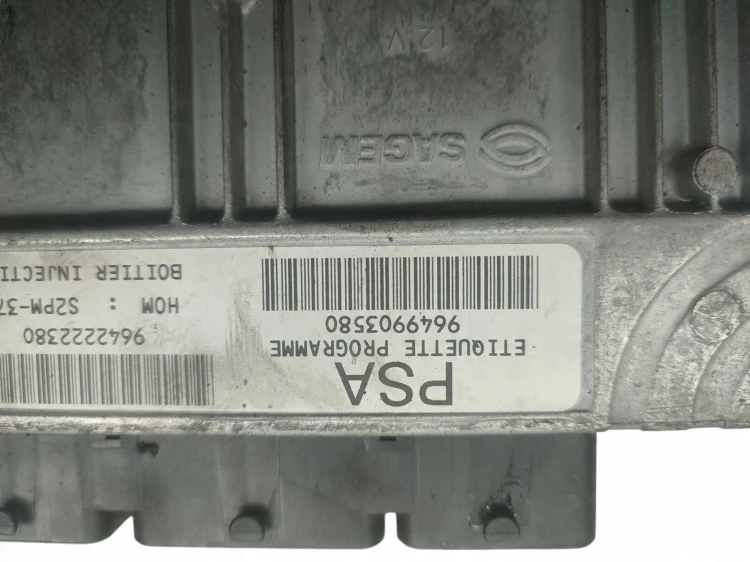 KOMPUTER STEROWNIK SILNIKA CITROEN C3 PLURIEL (2003-2010) 1.4 8V 73KM 96499