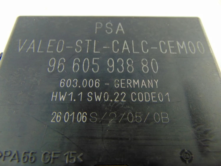 MODUŁ PDC CITROEN C5 I (2001-2004) 2.0 16V 9660593880