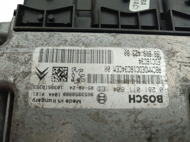 KOMPUTER STEROWNIK SILNIKA CITROEN C3 I LIFT (2005-2009) 1.6 HDI 109KM 9660