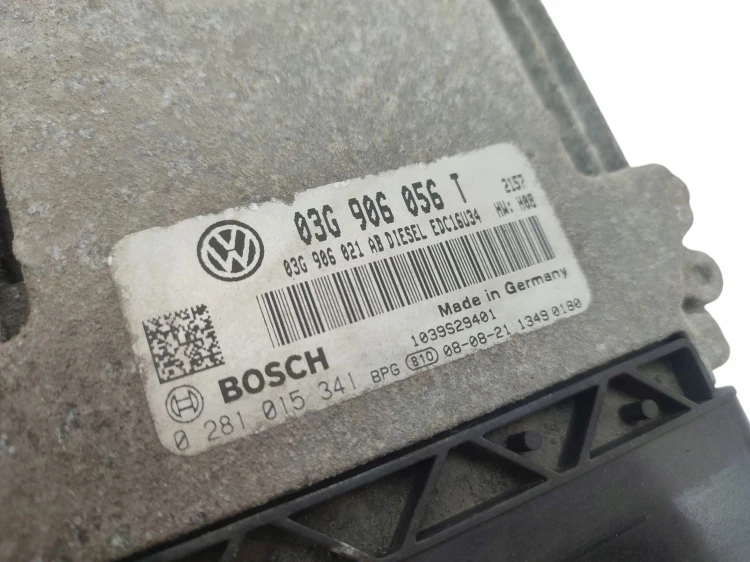 KOMPUTER STEROWNIK SILNIKA SKODA SUPERB II (2008-2013) 1.9 TDI 105KM 03G906