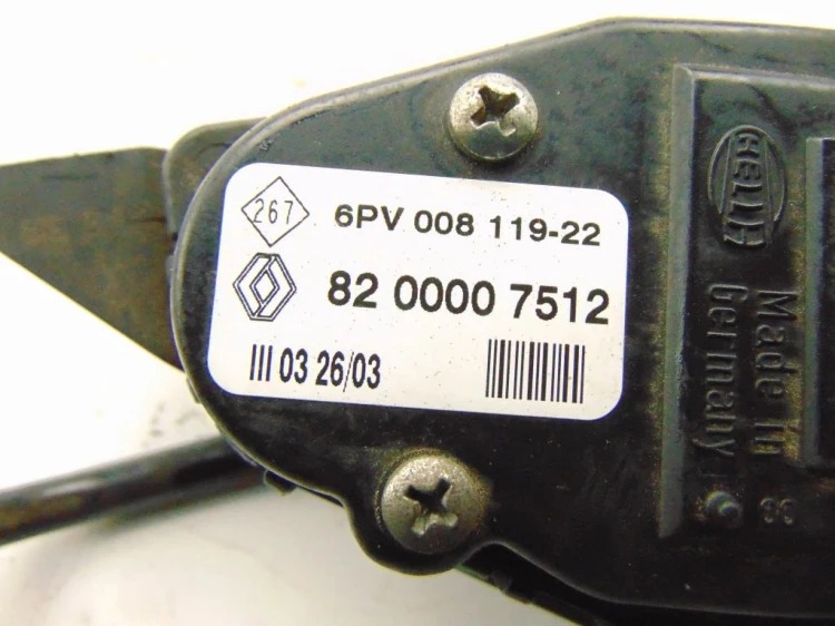 PEDAŁ GAZU POTENCJOMETR RENAULT ESPACE IV (2003-2006) 1.9 DCI 8200007512