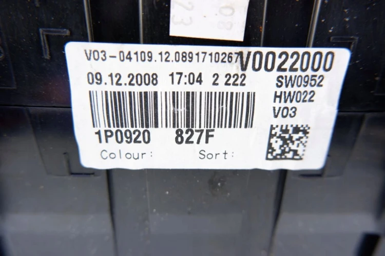 LICZNIK SEAT LEON II (2005-2009) 1.4 TSI 125KM 1P0920827F