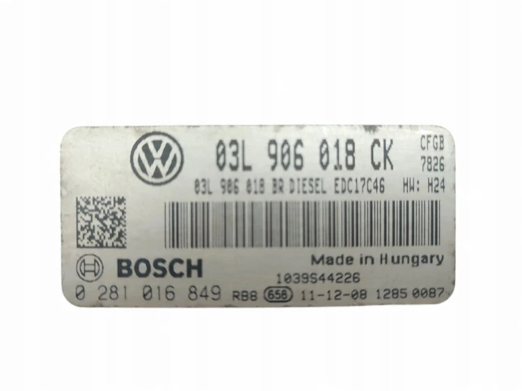KOMPUTER STEROWNIK SILNIKA SKODA SUPERB II (2008-2013) 2.0 TDI 170KM 03L906