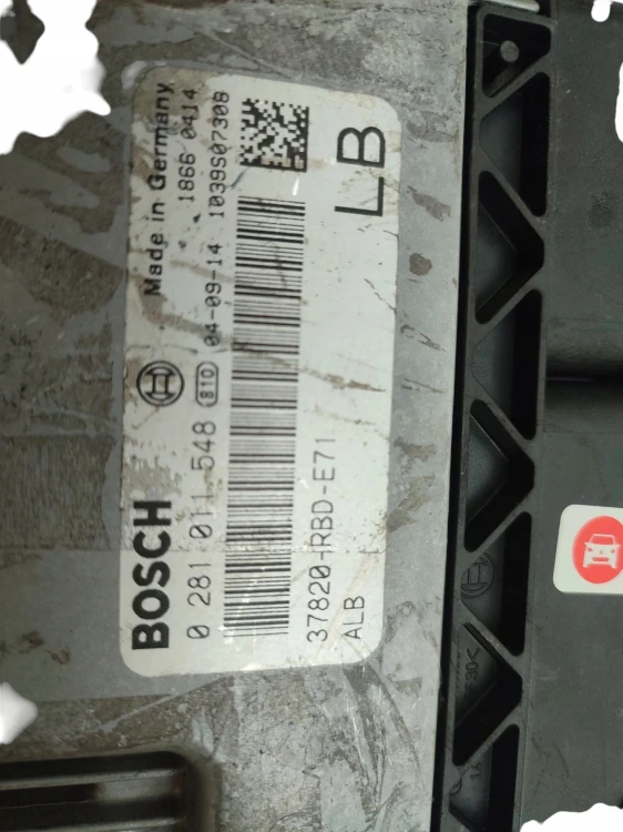 KOMPUTER STEROWNIK SILNIKA HONDA ACCORD VII(2002-2008) 2.2 I-CTDI 37820-RBD