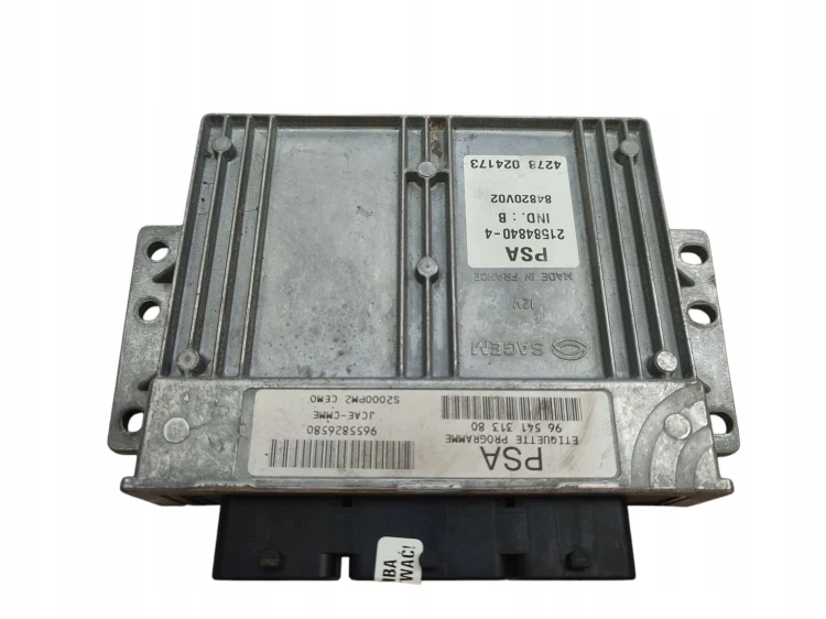 KOMPUTER STEROWNIK SILNIKA PEUGEOT 407 (2004-2008) 1.8 16V 116KM 9654131380