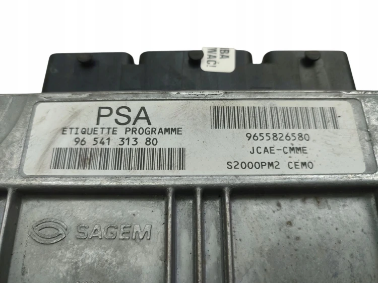 KOMPUTER STEROWNIK SILNIKA PEUGEOT 407 (2004-2008) 1.8 16V 116KM 9654131380