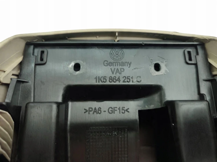 TUNEL ŚRODKOWY PODŁOKIETNIK VOLKSWAGEN GOLF VI (2008-2014) 2.0 TDI 110KM 1K