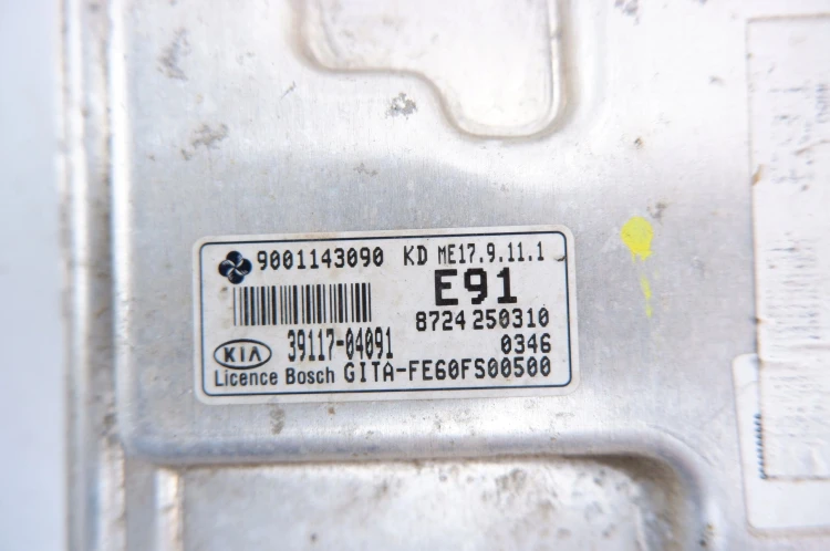 KOMPUTER STEROWNIK SILNIKA KIA PICANTO II LIFT (2015-2017) 1.0 69KM 39117-0