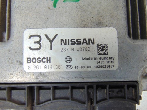 ZESTAW STARTOWY NISSAN QASHQAI (2007-2013) 2.0 DCI 23710 JD78D