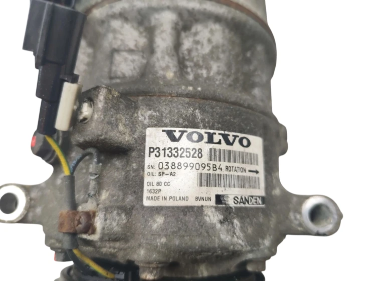 SPRĘŻARKA KLIMATYZACJI VOLVO S60 II LIFT (2013-2018) 2.0 D3 150KM P31332528